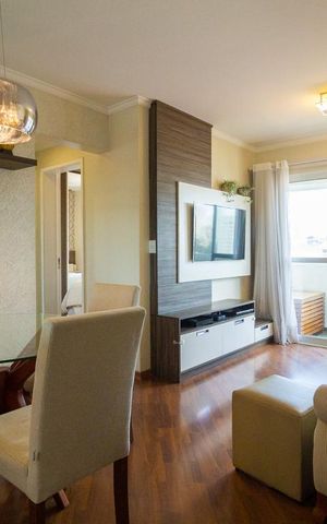Apartamento à venda com 57m², 2 quartos e 2 vagas Apartamento à venda com 57m², 2 quartos e 2 vagasSala