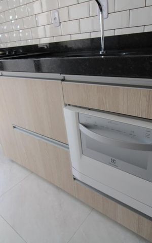 Apartamento à venda com 52m², 1 quarto e 1 vagaCozinha