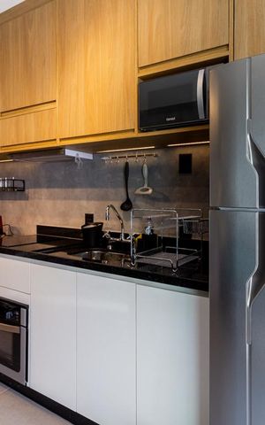 Studio para alugar com 35m², 1 quarto e sem vagaCozinha