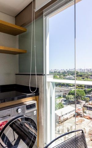 Studio para alugar com 35m², 1 quarto e sem vagaVaranda