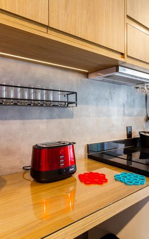 Studio para alugar com 35m², 1 quarto e sem vagaCozinha