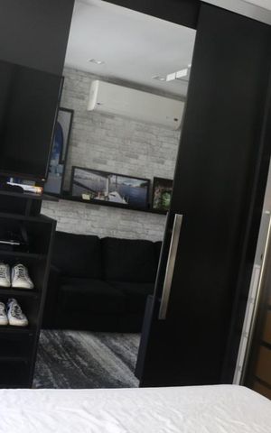 Apartamento para alugar com 42m², 1 quarto e 1 vagaDetalhe quarto