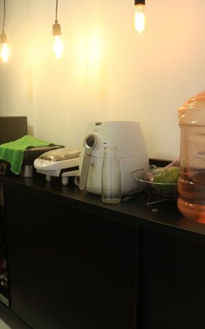 Apartamento para alugar com 42m², 1 quarto e 1 vagaDetalhe cozinha