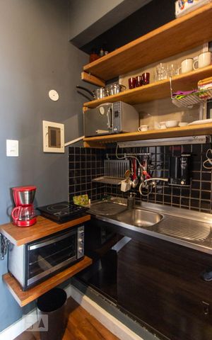 Studio para alugar com 32m², 1 quarto e sem vagaCozinha