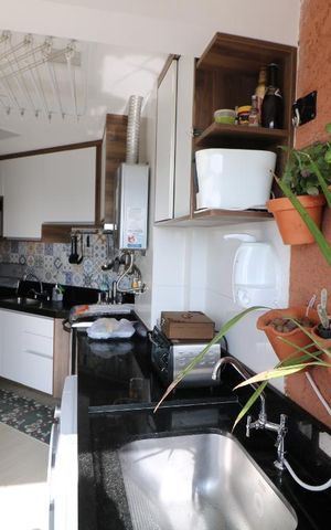 Apartamento à venda com 54m², 2 quartos e 1 vagaDetalhe da area de serviço