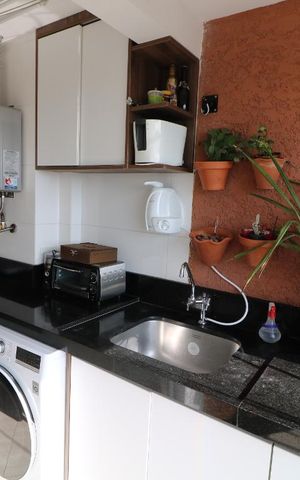 Apartamento à venda com 54m², 2 quartos e 1 vagaDetalhe da area de serviço
