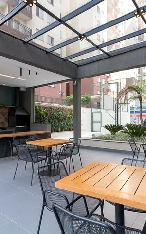 Apartamento à venda com 66m², 2 quartos e 1 vagaÁrea gourmet