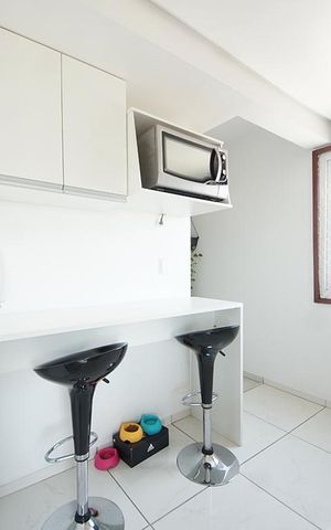 Studio à venda com 35m², 1 quarto e sem vagaCozinha