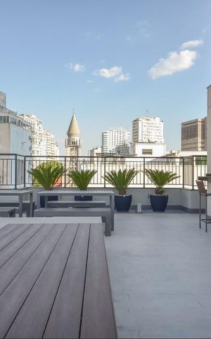 Apartamento à venda com 28m², 1 quarto e sem vaga Apartamento à venda com 28m², 1 quarto e sem vagaTerraço