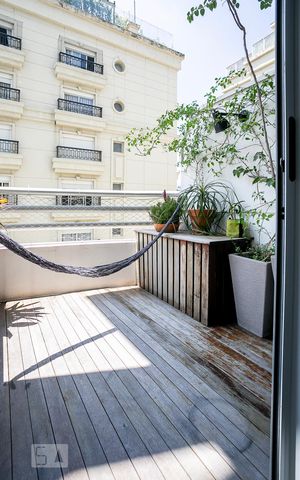 Apartamento para alugar com 74m², 1 quarto e 1 vaga Apartamento para alugar com 74m², 1 quarto e 1 vagaVaranda
