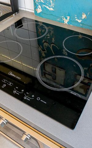 Apartamento para alugar com 74m², 1 quarto e 1 vaga Apartamento para alugar com 74m², 1 quarto e 1 vagaCooktop da Cozinha