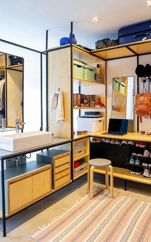 Apartamento para alugar com 74m², 1 quarto e 1 vaga Apartamento para alugar com 74m², 1 quarto e 1 vagaCloset