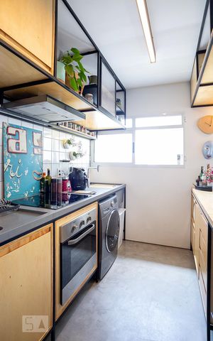 Apartamento para alugar com 74m², 1 quarto e 1 vaga Apartamento para alugar com 74m², 1 quarto e 1 vagaCozinha