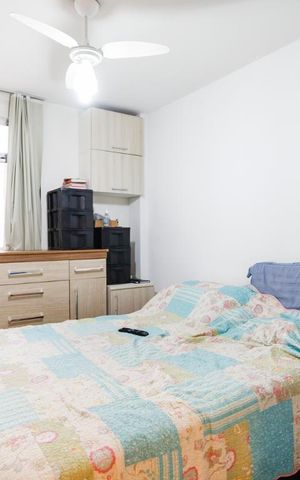 Apartamento à venda com 45m², 1 quarto e sem vagaQuarto