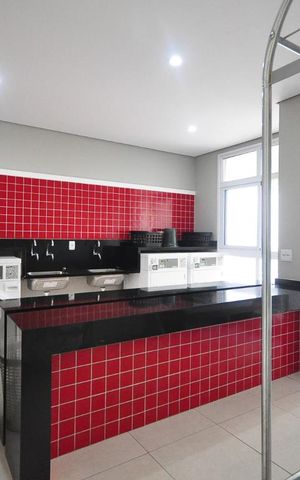 Studio à venda com 38m², 1 quarto e 1 vagaLavanderia