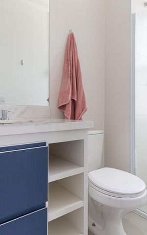 Apartamento à venda com 63m², 2 quartos e 1 vaga Apartamento à venda com 63m², 2 quartos e 1 vagaBanheiro da Suíte