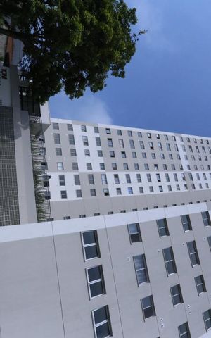 Apartamento à venda com 38m², 2 quartos e 1 vagaFachada do Prédio