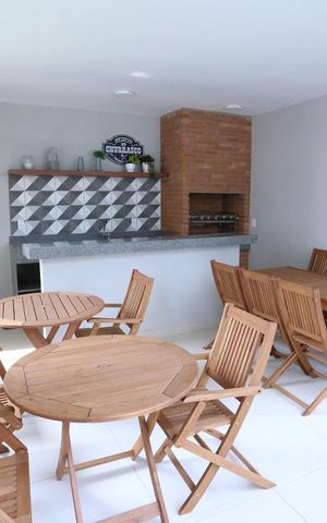 Apartamento à venda com 38m², 2 quartos e 1 vagaÁrea comum - Churrasqueira