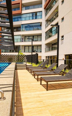 Studio para alugar com 43m², 1 quarto e 1 vaga Studio para alugar com 43m², 1 quarto e 1 vagaPiscina