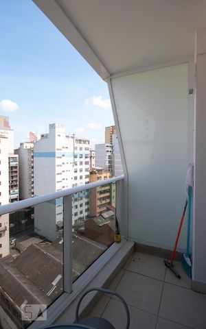 Studio à venda com 22m², 1 quarto e sem vagaVaranda