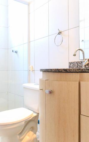 Apartamento para alugar com 65m², 2 quartos e 1 vagaBanheiro da Suíte