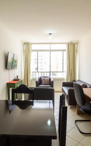 Apartamento para alugar com 67m², 1 quarto e 1 vaga Apartamento para alugar com 67m², 1 quarto e 1 vagaSala