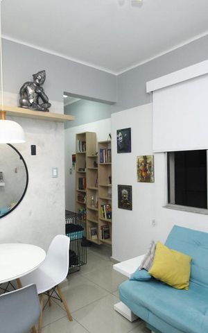 Apartamento para alugar com 33m², 1 quarto e sem vagaSala