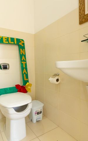 Apartamento para alugar com 50m², 1 quarto e 1 vaga Apartamento para alugar com 50m², 1 quarto e 1 vagaDetalhe do banheiro da suíte
