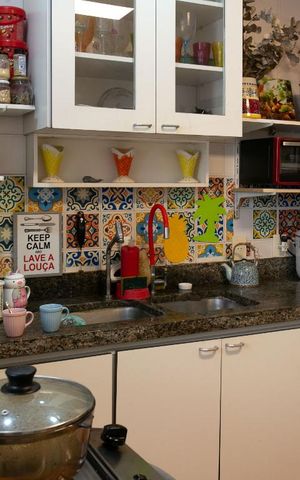 Apartamento à venda com 147m², 2 quartos e 1 vaga Apartamento à venda com 147m², 2 quartos e 1 vagaCozinha e Área de Serviço