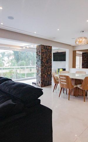 Apartamento à venda com 142m², 3 quartos e 2 vagasSala