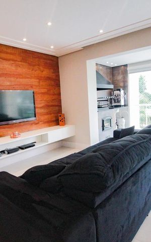 Apartamento à venda com 142m², 3 quartos e 2 vagasSala