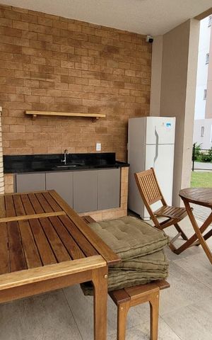 Apartamento à venda com 42m², 1 quarto e 1 vaga Apartamento à venda com 42m², 1 quarto e 1 vagaÁrea comum - Churrasqueira