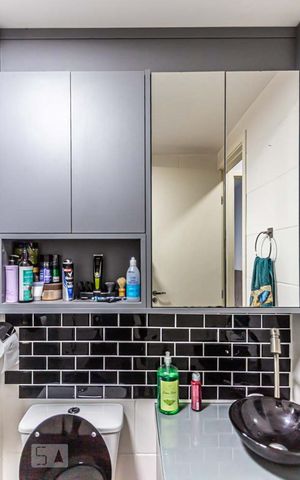Apartamento para alugar com 36m², 2 quartos e sem vaga Apartamento para alugar com 36m², 2 quartos e sem vagaBanheiro