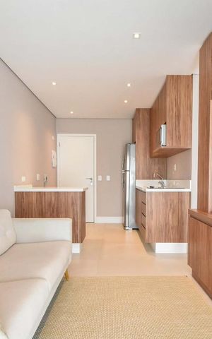 Apartamento para alugar com 41m², 1 quarto e 1 vagaSala