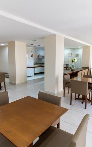 Apartamento à venda com 66m², 2 quartos e 1 vagaÁrea comum - Salão de festas