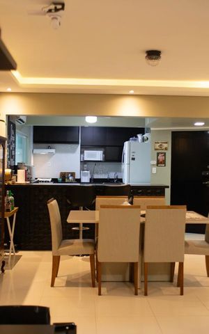 Apartamento para alugar com 113m², 3 quartos e 2 vagas Apartamento para alugar com 113m², 3 quartos e 2 vagasSala de Jantar