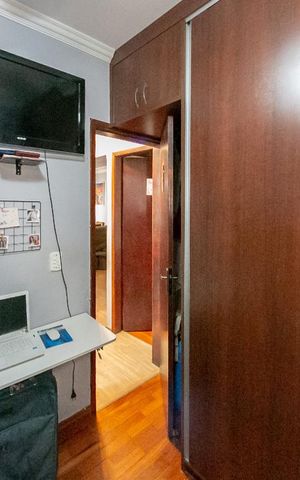 Apartamento à venda com 67m², 3 quartos e 1 vagaQuarto 3