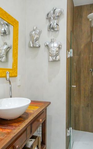 Apartamento para alugar com 33m², 1 quarto e sem vaga Apartamento para alugar com 33m², 1 quarto e sem vagaBanheiro