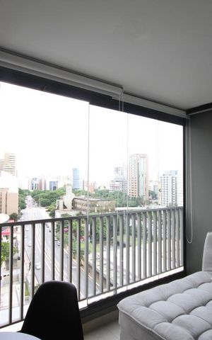 Studio para alugar com 25m², 1 quarto e sem vagaVaranda