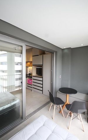 Studio para alugar com 25m², 1 quarto e sem vagaVaranda