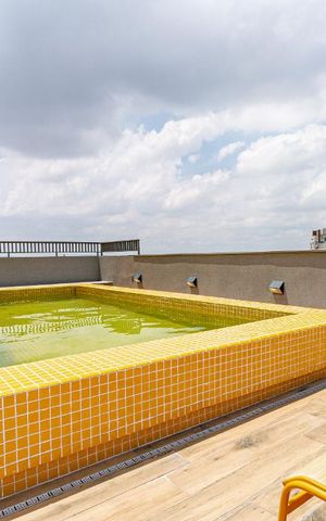 Studio para alugar com 25m², 1 quarto e sem vagaPiscina