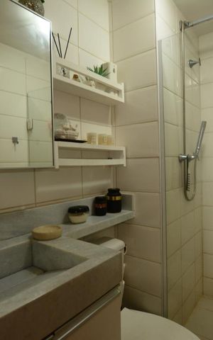 Apartamento à venda com 49m², 2 quartos e 1 vagaBanheiro Social