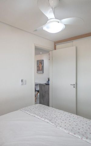 Apartamento à venda com 45m², 1 quarto e 1 vagaQuarto