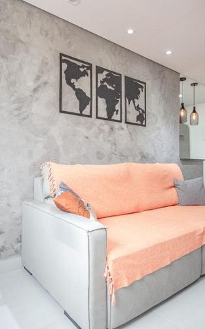 Apartamento à venda com 45m², 1 quarto e 1 vagaSala