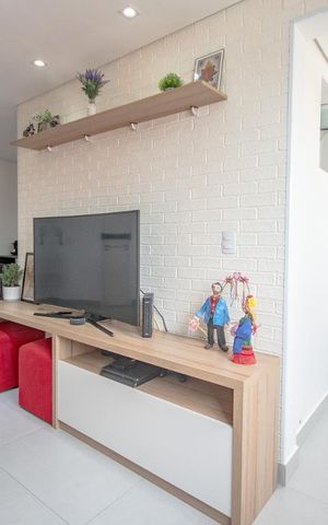 Apartamento à venda com 45m², 1 quarto e 1 vagaSala