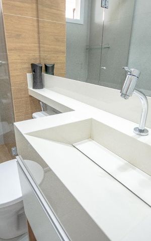 Apartamento à venda com 45m², 1 quarto e 1 vagaBanheiro