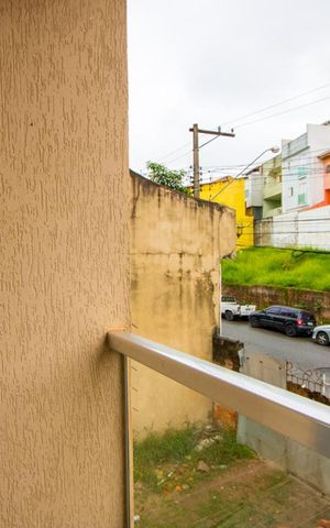 Casa para alugar com 109m², 3 quartos e 2 vagas Casa para alugar com 109m², 3 quartos e 2 vagasVaranda do quarto 1