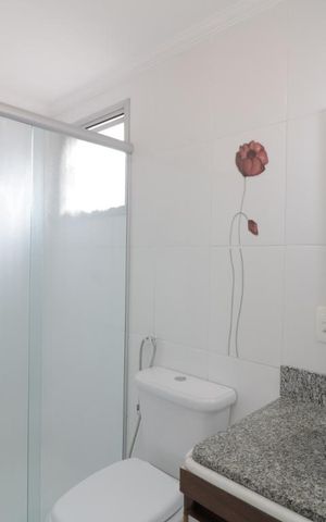 Apartamento à venda com 71m², 3 quartos e 2 vagasBanheiro da Suite 