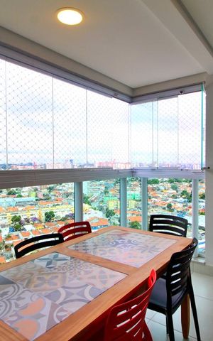 Apartamento à venda com 83m², 2 quartos e 2 vagasVaranda Gourmet