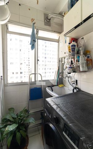 Apartamento para alugar com 48m², 2 quartos e 1 vaga Apartamento para alugar com 48m², 2 quartos e 1 vagaLavanderia